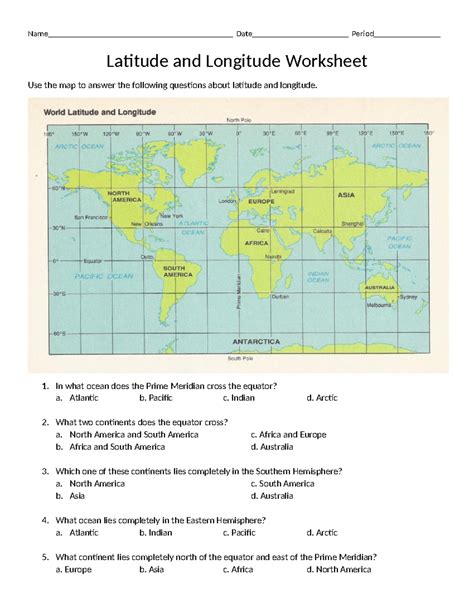 identify the city with each pair of coordinates 0 78 w|Name Date Period Latitude and Longitude Worksheet .